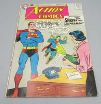 DC Silver Age - Action Comics #245 Oct 1958 'Featuring the Shrinking Superman!'