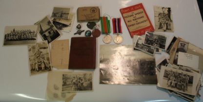 Large collection of photographs of military and civilian subjects, Christmas cards from the Sykes