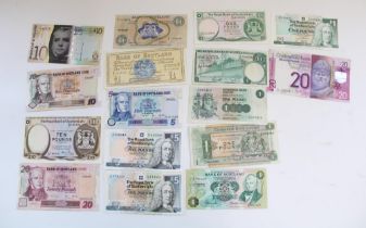 Selection of Scottish banknotes (qty)