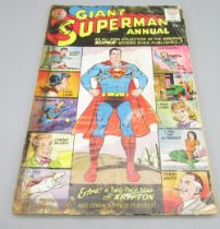 DC Silver Age - Giant Superman Annual No.1, a/f