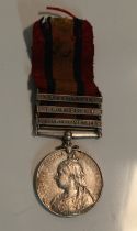 Queen's South Africa Medal (3rd Type) to 6127 Pte W. Swindell of the East Kent Regiment, with