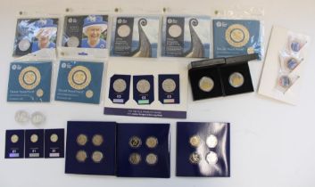 Selection of Royal Mint Treasure for Life BUNC packs incl. Shine through the ages, Viking Conqueror,