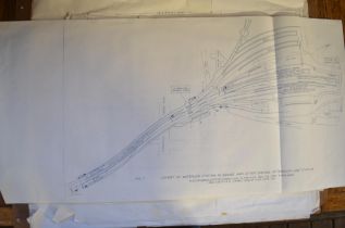 Extensive collection of railway related plans and drawings to include Waterloo and other London