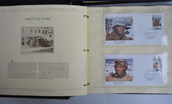 Volumes 1-6 (1939-45) Fleetwood World War II "The History Of World War II In Postage Stamps"