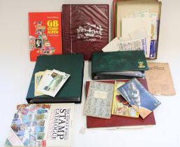 Folders of FDCs and some Royal Mail Mint presentation packs, coin covers etc. together with