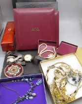 large collection of costume jewellery including Franklin Mint collection, '1928' collection etc.