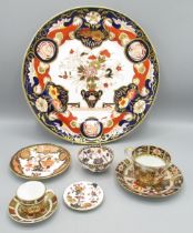 Royal Crown Derby 1128 LIX miniature cup and saucer, Royal Crown Derby saucer, Masons Ironstone '
