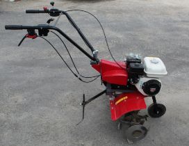 Honda FG320 petrol rotavator with 6 wheel blades, little used and in very good order, complete