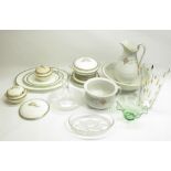 Mixed collection of glassware, ceramics, kitchenalia, etc. inc. partial Crescent & Sons dinner