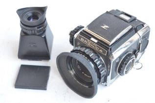 Bronica Zenza medium format camera with Nikkor-P 75mm lens