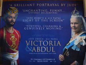 A collection of 30 film release posters to include Victoria & Abdul (x2), Mrs Lowry & Son, Bridge Of