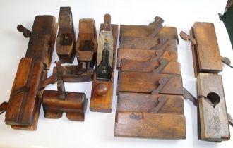 Large collection of vintage Beading and Moulding Planes and a Sargent Jack Plane.