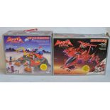 Collection of Bluebird Toys Manta Force playsets to include Battle Fortress, Red Venom, Gigantic