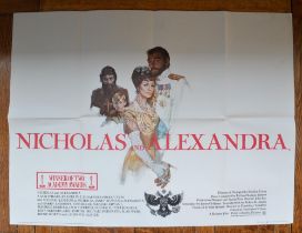 Collection of vintage movie quad posters to include Nicholas And Alexandra, Jane Eyre, Mary Queen Of