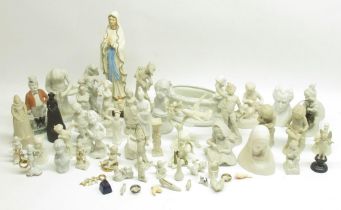 Mixed collection of continental and British bisque and other figures/figurines inc. 2 Beneagles
