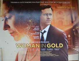 A collection of 30 film release posters to include The Age Of Adaline, Woman In Gold, Taken 3 (