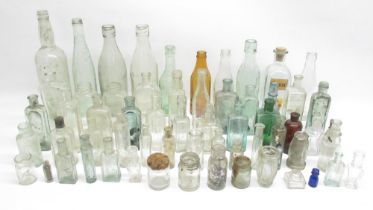 Collection of glass beer, syrup, tonic, etc. bottles (approx.61)
