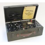 WWII period US Army Signal Corps. Dynamic tube/valve tester model I-177