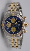 Breitling Chronomat Evolution automatic chronograph wristwatch with date, stainless steel case on