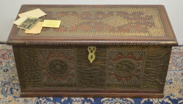 Moloo Brothers & Co. Ltd - C20th hardwood rectangular 'Zanzibar' chest or blanket box, typically
