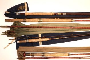 Hardys Fibalite Midge two piece 31/2 Trout rod, 6'3'', 192cm, in makers blue bag with original