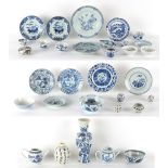 Property of a deceased estate - a large quantity of Chinese blue & white ceramics, Kangxi period (