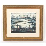 Property of a gentleman - after Laurence Stephen Lowry - 'The Lake 1937' - a limited edition
