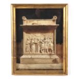 Property of a gentleman - French school, 19th century - ALTAR AT POMPEII - pen, ink & wash