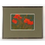 Property of a deceased estate - Robert Gillmor (1936-2022) - 'POPPIES' - limited edition print,