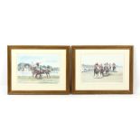 Property of a lady - Stanley Keen (modern British) - RACING SCENES - a pair of artist's proof