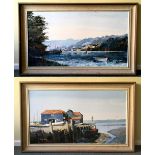 Property of a lady - Harley Crossley (1936-2013) - 'NEWTON STEWART, DEVON' and 'BIRDHAM MILL,