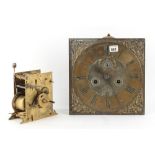 The Henry & Tricia Byrom Collection - an 8-day five pillar longcase clock movement, with inside