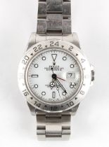 Property of a gentleman - a gentleman's Rolex Explorer II Oyster Perpetual Date wristwatch, circa