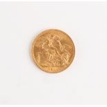 Property of a lady - gold coin - a 1911 George V gold full sovereign.