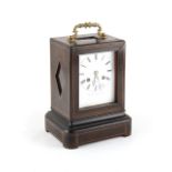 Property of a gentleman - a mid 19th century French mantel clock, the two-train movement with