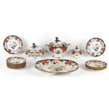 Property of a deceased estate - a Victorian Ashworth ironstone Japan pattern 18-piece part dinner