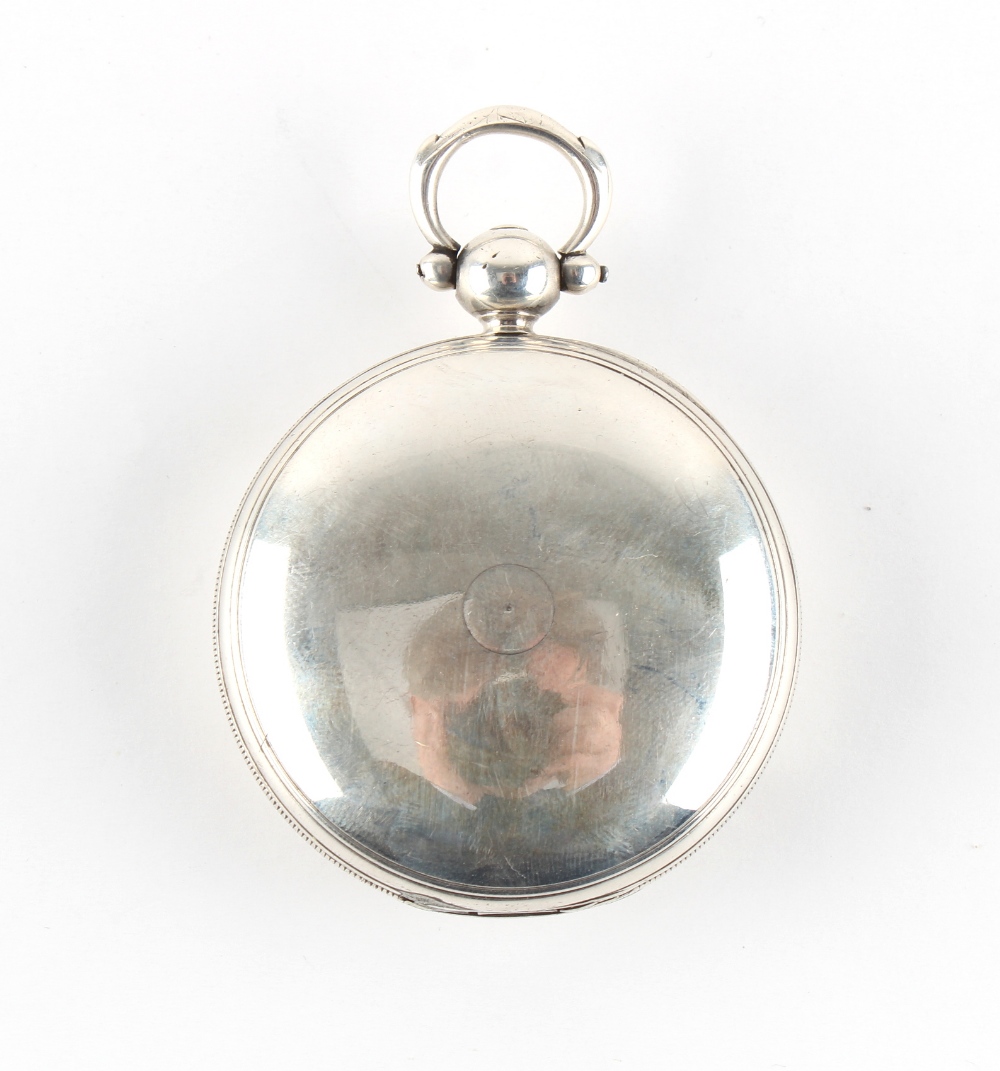 The Henry & Tricia Byrom Collection - a 19th century silver full hunter cased pocket watch, the - Image 3 of 4