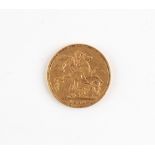 Property of a lady - gold coin - a 1900 Queen Victoria gold full sovereign.
