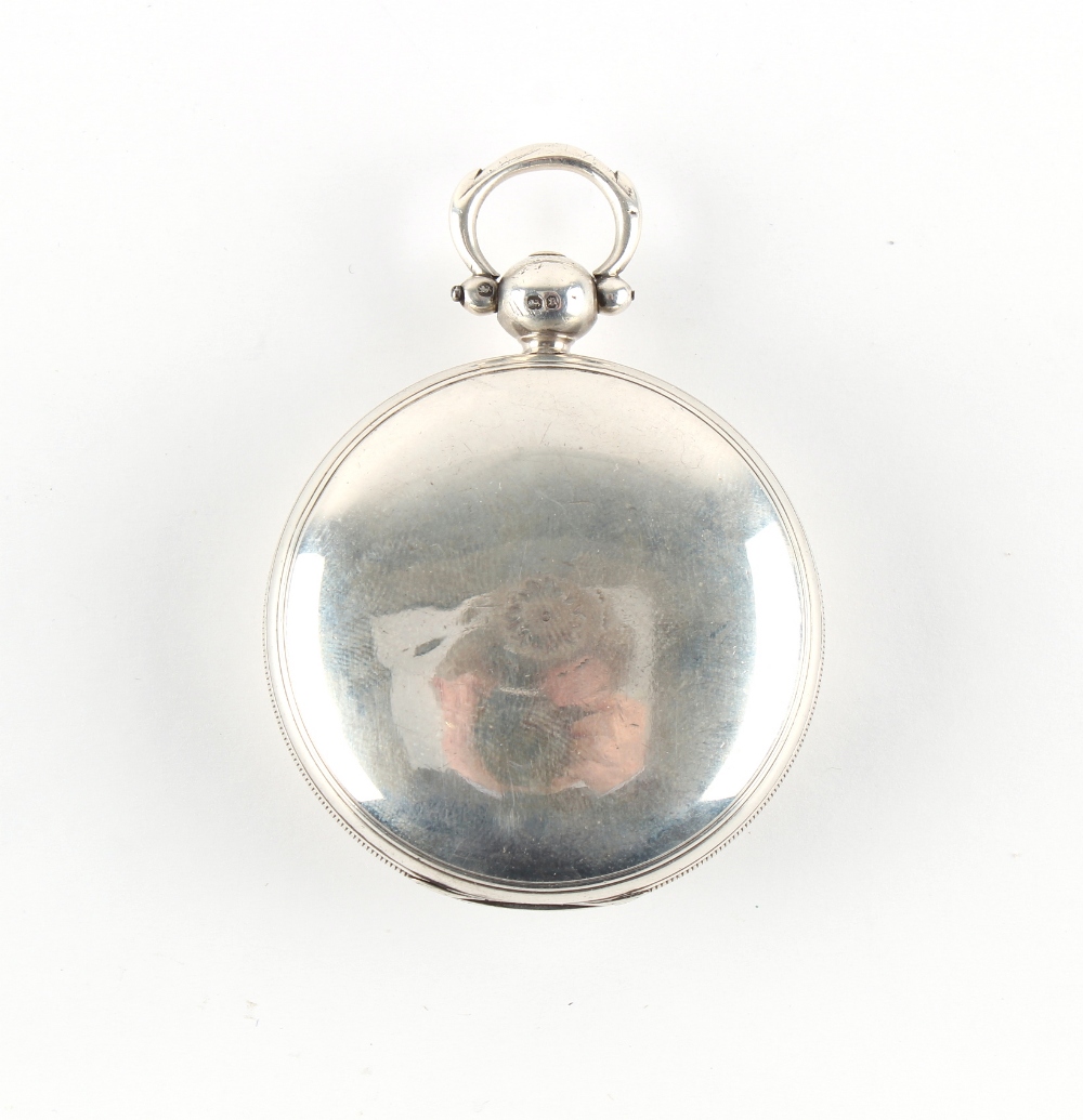 The Henry & Tricia Byrom Collection - a 19th century silver full hunter cased pocket watch, the - Image 2 of 4