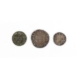 Property of a lady - coins - a 1576 Elizabeth I hammered silver sixpence, 25mm diameter; together
