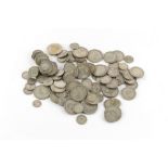 Property of a deceased estate - a quantity of GB silver coins, all pre-1947, QV and later,