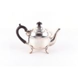 Property of a lady - an Edwardian silver teapot, Hawksworth Eyre & Co., Sheffield 1901,