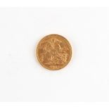 Property of a lady - gold coin - a 1905 Edward VII gold full sovereign.