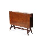 Property of a deceased estate - a Victorian mahogany sutherland table, 36ins. (91.4cms.) long.
