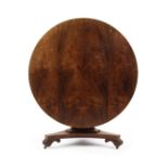 Property of a deceased estate - an early 19th century Regency period rosewood circular tilt-top