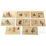 A collection of approximately ninety-seven unframed Japanese woodblock prints, 19th century & later,