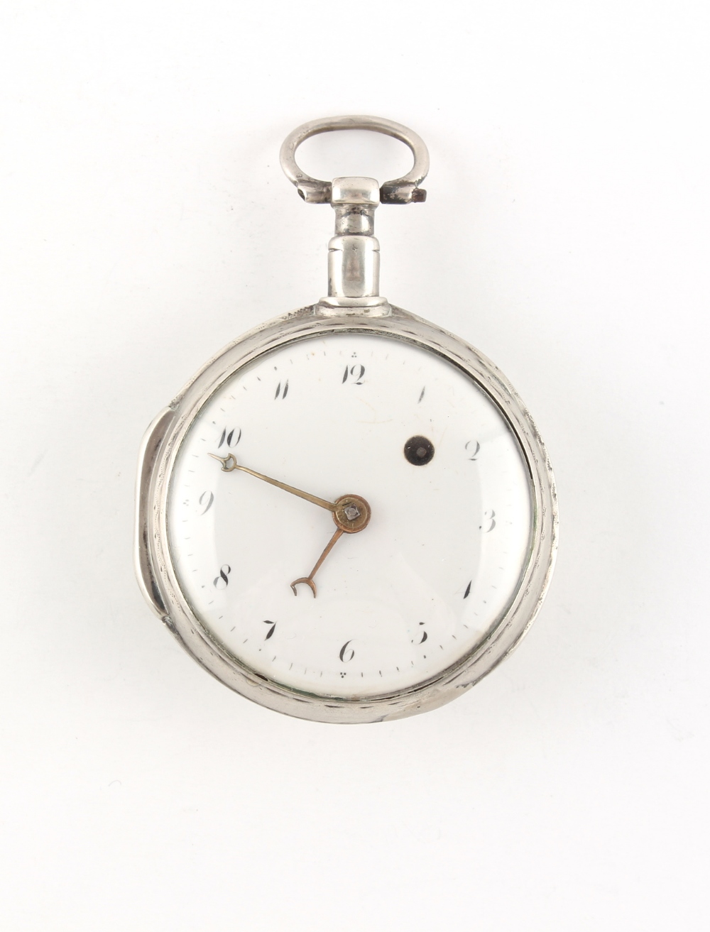 The Henry & Tricia Byrom Collection - a late 18th century French silver consular cased pocket watch,