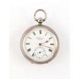 The Henry & Tricia Byrom Collection - a J.W. Benson 'The Ludgate Watch' silver cased lever pocket