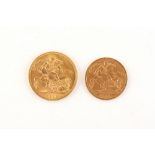 Property of a deceased estate - gold coins - a 1913 George V gold full sovereign; together with a