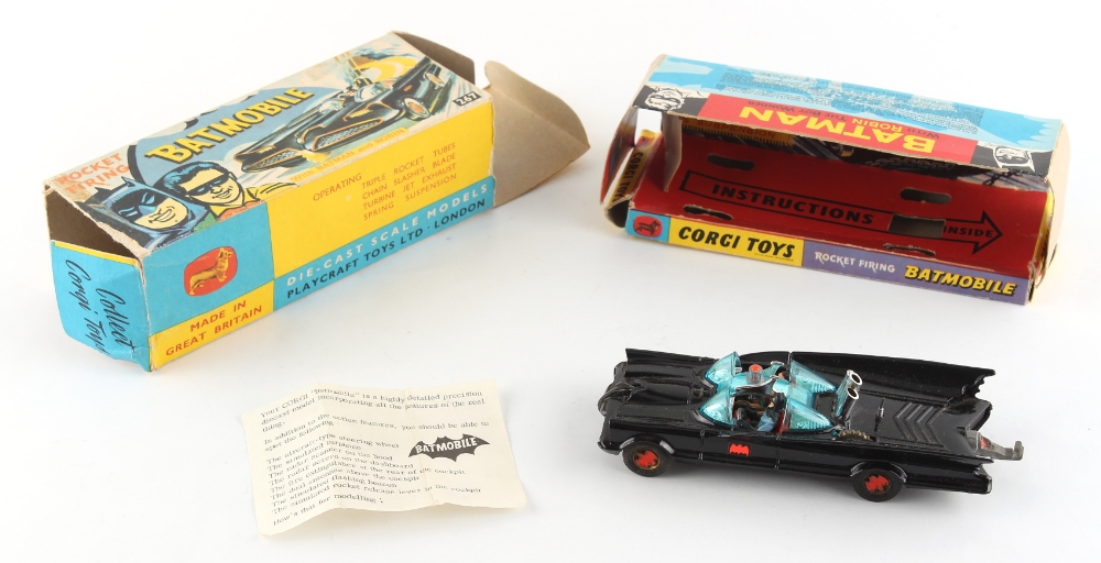 Property of a deceased estate - six Corgi Toys, each in original box, comprising Batmobile (model - Image 2 of 8